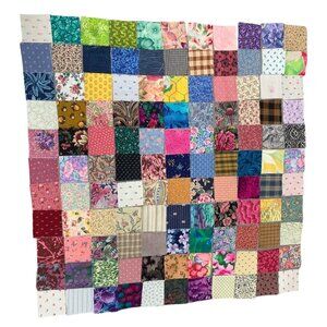 242 Precut 2" Cotton Squares Sewing Quilting & Crafting